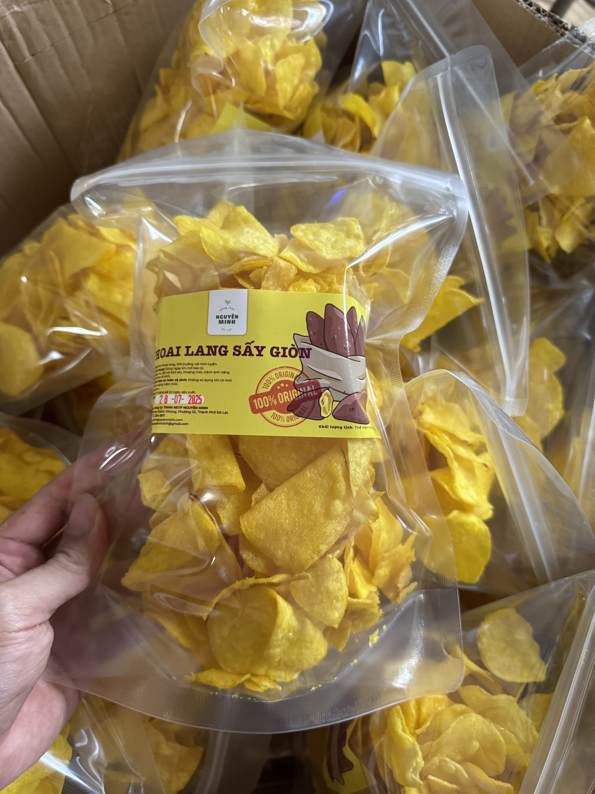 Khoai Lang Nhật Sấy Giòn