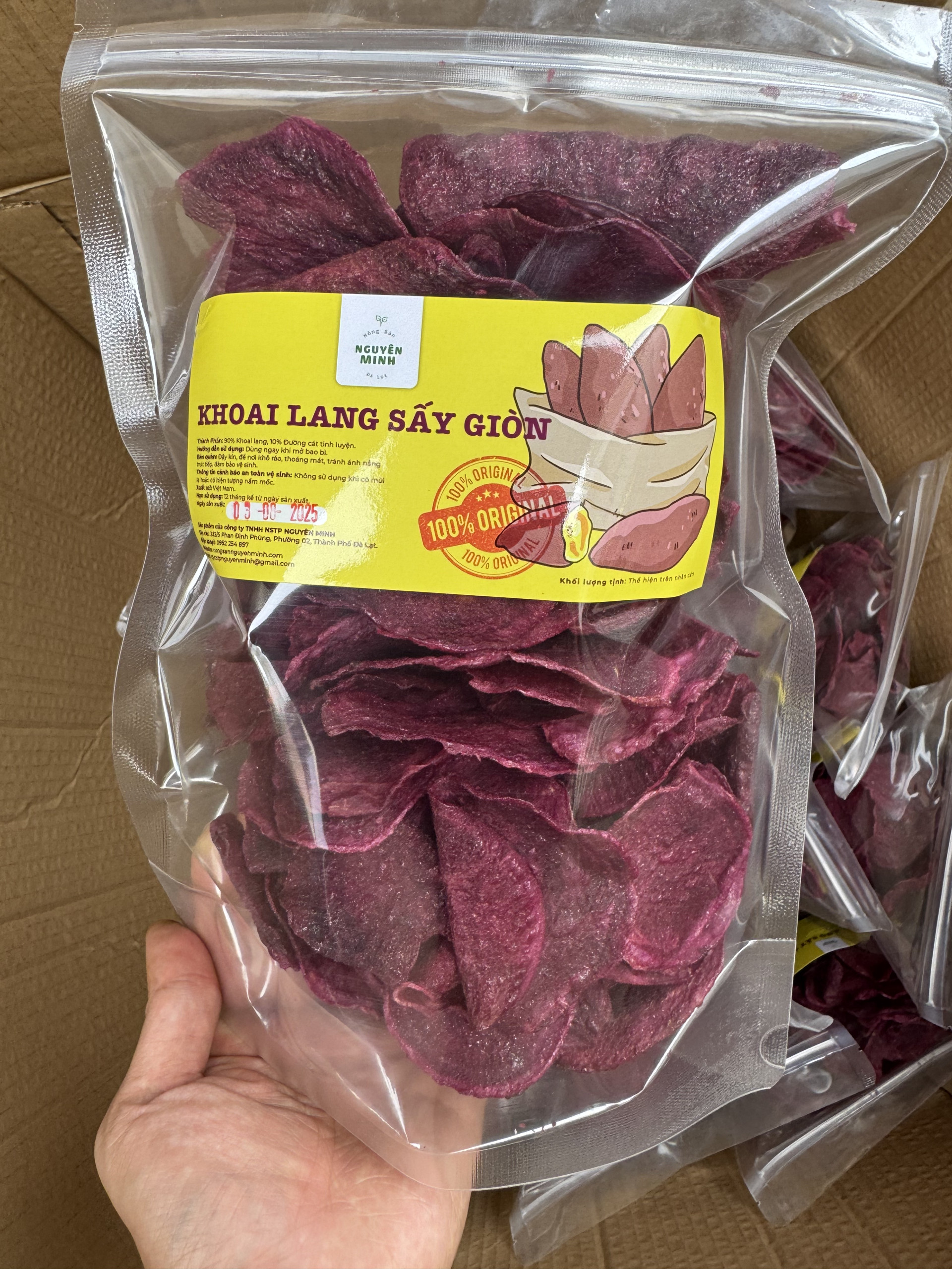 Khoai Lang Tím Sấy Giòn